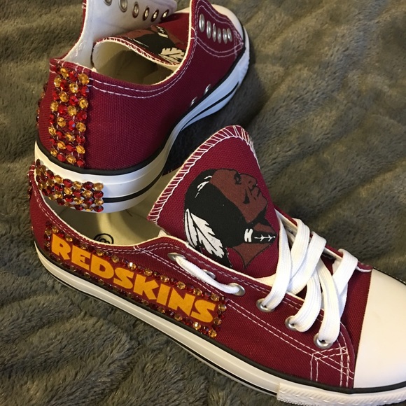 COMPASS BRAND NFL WASHINGTON REDSKINS BLING SHOES - Picture 3 of 3